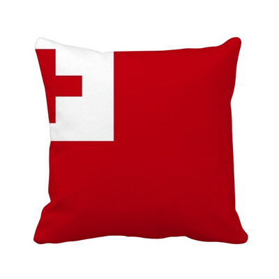 

Tonga National Flag Oceania Country Square Throw Pillow Insert Cushion Cover Home Sofa Decor Gift