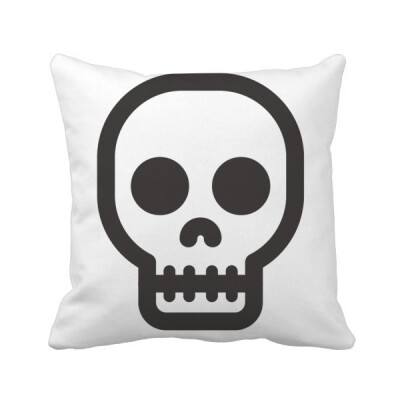 

Shut Up Skeleton Online Emoji Square Throw Pillow Insert Cushion Cover Home Sofa Decor Gift