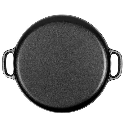 

Cast iron cast iron thickened pig iron uncoated household round cast iron pan gas stove non-stick frying pan teppanyaki dish ZZKP-35