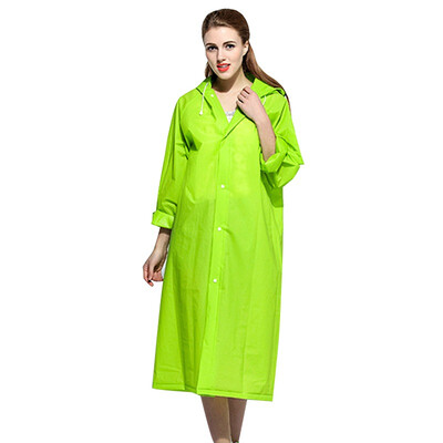 

MIYOU Fashion Raincoat EVA Translucent Dull Polish Raincoat