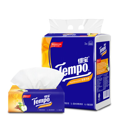 

Tempo pumping soft pumping 4 layers of 90 pumping * 3 packets of apple wood flavor