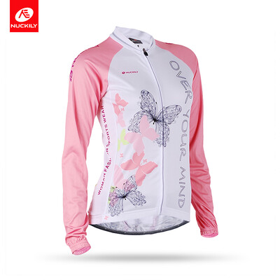 

NUCKILY Women Winter Custom Bike Clothing Cycling Uniform Designs Jersey GE003