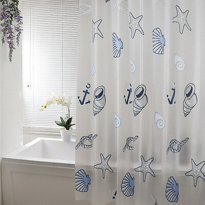 

Mercure guest square flower thickening shower curtain 180200CM PEVA waterproof mildew impervious shower curtain hotel bathroom curtain waterproof partition curtain