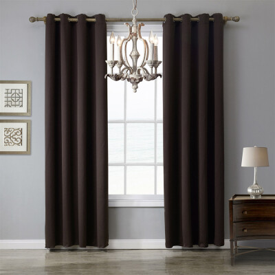 

LOHASCASA Blackout Grommet Window Curtain Panel Thermal Insulated Drapes for Bedroom or Living Room 1 Panel52 By 95 Inch