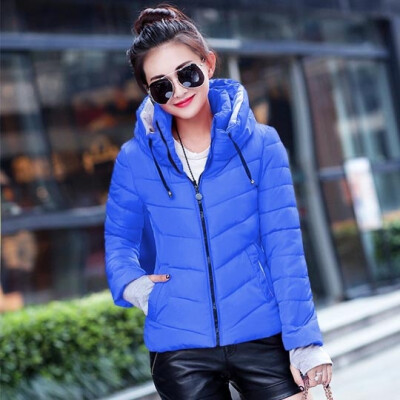 

2017 Winter Jacket Women Parka Thick Winter Outerwear Plus Size Down Coat Short Slim Design Cotton-padded Jackets&Coats