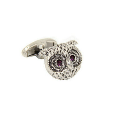 

Mysfs® Copper с позолоченными смазками Cute Eye Owl Cufflink Мужская мода