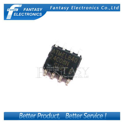 

100PCS AT24C08 SOP8 AT24C08BN SOP 24C08 SMD new&original IC free shipping