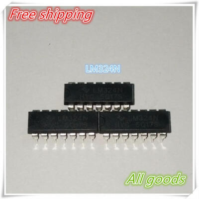 

FREE SHIPPING10pcsLOT LM324N LM324 Low Power Quad Op Amp DIP
