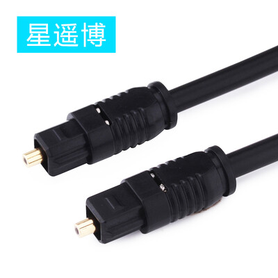 

Chongbo Cinyobo CYB-GX-HS40 digital digital fiber audio cable amplifier DVD player home theater audio cable square mouth audio cable black 2 meters