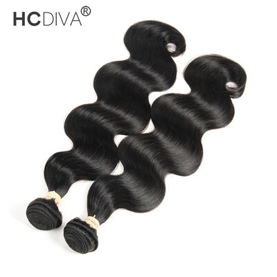 

HCDIVA Malaysian Body Wave 2 Pcs / Lot 100% Unprocessed Virgin Hair Body Wavy 100g/ Bundles Health End 8 inch -28 inch in stock