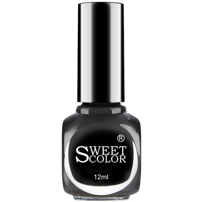 

Sweetcolor CP-A12 Nail Polish Black 12ml