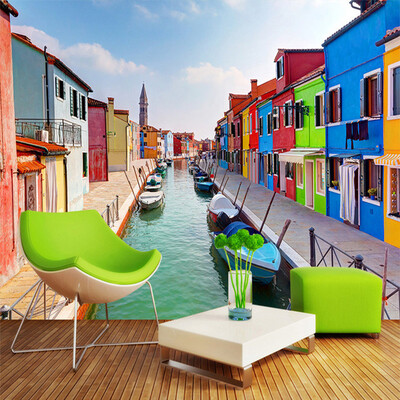 

Modern Mural Home Decor Custom Any Size Large Wallpaper For Living Room Venice Landscape Wall Art Photography Wall Painting