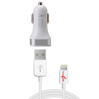

FirstSeller Mini Bullet Dual U Adapter Charger MFi Certified Origin Usb Sync Charge Data Lightning cable for iPhone56