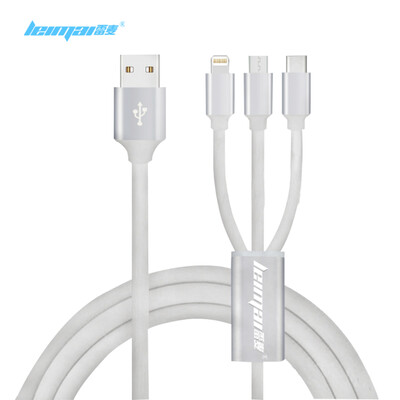 

Remy Mai LM-X-01 Extended three-in-one multi-purpose data cable for Android Apple 77P6s6P5s4s white