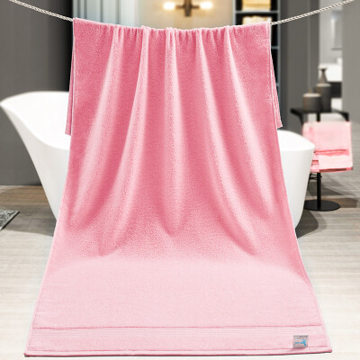 

Vosges Group Jade Bath Towel Египетский длинношерстный хлопок Класс A Без флуоресцентного поглощения воды Большое полотенце для ванной 140 * 70 см Розовый