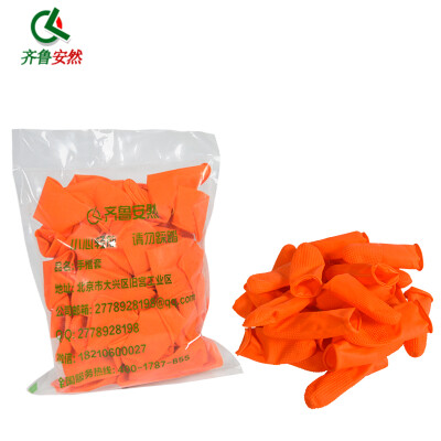 

Qi Luan anti-slip point finger sets of latex finger sets disposable 1 pack of points finger sets of printing labor insurance finger sets labor insurance gloves