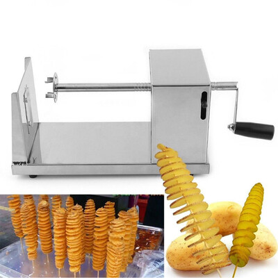 

руководство Twisted картофеля - фри из нержавеющей стали slicer овощей "