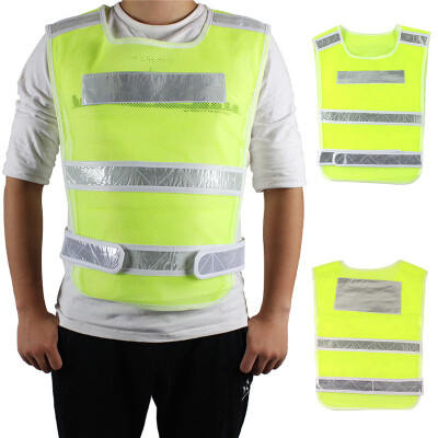 

PAO MOTORING High Safety Security Visibility Reflective Vest Reflective Tape Construction Traffic/Warehouse Light Red/Yellow NEW