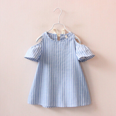 

Children Clothing Summer Style Girl Dress Striped Kids Dresses For Girls Party Princess Children Vestidos Girl Clothing