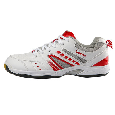 

(KUMPOO) бадминтон обувь мужчины и женщины пары спортивная обувь профессиональные перья KH-19 белый / красный 38 метров