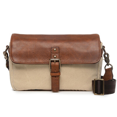 

ONA ONA014NVY The Bowery Shoulder Tilt SLR Camera BagFootball Canon Fujia Mini Photo Bag Vintage Casual Canvas Bag Oxford Blue
