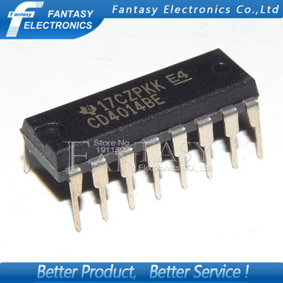 

50PCS CD4014BE DIP16 CD4014 DIP new&original IC free shipping