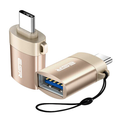

Адаптер Type-C/USB 3.0 OTG ESR,шампанское золото