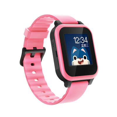 

Sogou candy cat teemo children&39s smart phone watch Plus GPS positioning anti-lost anti-Watercolor screen student positioning mobile pink