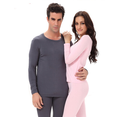 

Antarctic Qiuyi Qiuku men&women stretch cotton autumn clothes long pants bottoming cotton sweater youth middle-aged thermal underwear set NE63D1011112 male dark gray