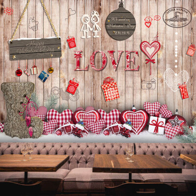 

Custom photo wallpaper love theme graining Hotel Restaurant Bar Lounge wallpaper mural gift birthday party wallpaper