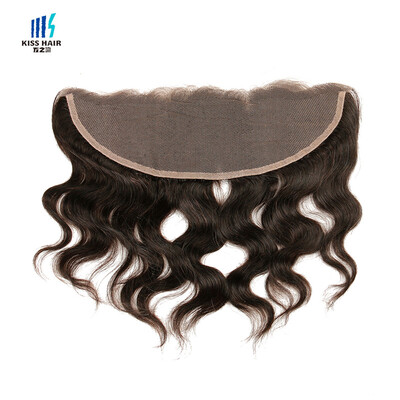 

kiss hair body wave lace frontal remy Brazilian human hair ear to ear lace frontal cheap 413 frontal