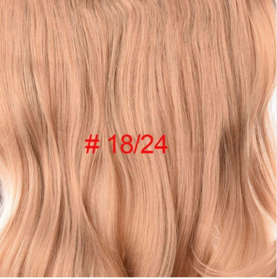 

Wavy Clip in Hair 4 Clips 190g/pc Heat Resistant Fiber 24 inch Stretched Pure Color Synthetic Hair Extensions for Women