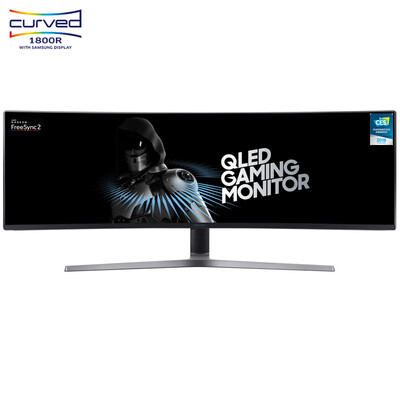 

SAMSUNG 48,9-дюймовый Super Large Screen 144Hz Refresh Surface HDR Quantum Dot Technology Полный интерфейс игровой монитор (C49HG90DMC)