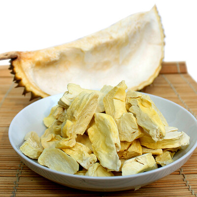 

C-TS001 Fresh durian rapid freeze-drying Pure feeling Flavour to rich Crispy and delicious 50g*2 bags = 100g