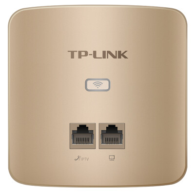 

TP-LINK TL-AP300I-PoE Thin Champagne Gold 300M Wireless 86 Panel AP Corporate Hotel Villa WiFi Access POE Power AC Management