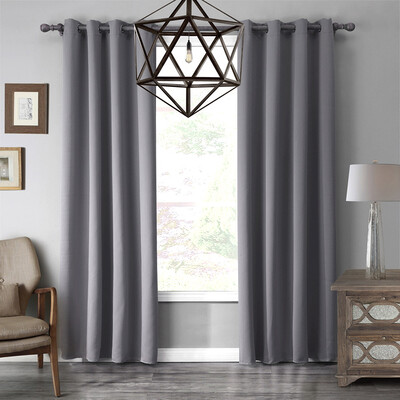 

LOHASCASA Blackout Grommet Window Curtain Panel Thermal Insulated Drapes for Bedroom or Living Room 1 Panel 52 By 84 Inch