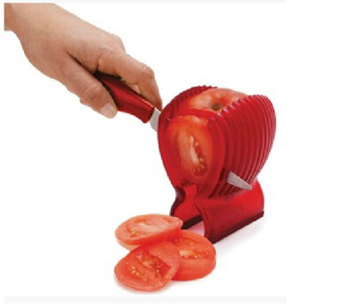 

mymei Tomato Holder Slicer Guide Knife Potato/Onion Fruit Vegetable Cutter