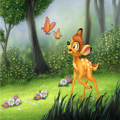 

Custom Mural Wallpaper 3D Embossed Stereoscopic Forest Cartoon Animal Deer Butterfly Photo Mural Wall Paper Kid's Room Backdrop