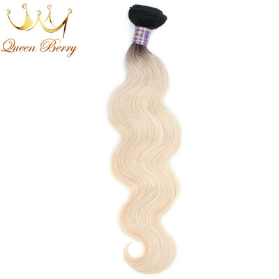 

New Arrive T1B/613 Body Wave Human Hair Queen Berry Virgin Human Hair 1pc Hair Waving