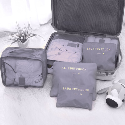 

Waterman Whotman travel storage bag 6-piece luggage compartment clothing finishing storage bag waterproof wash storage bag WB2789