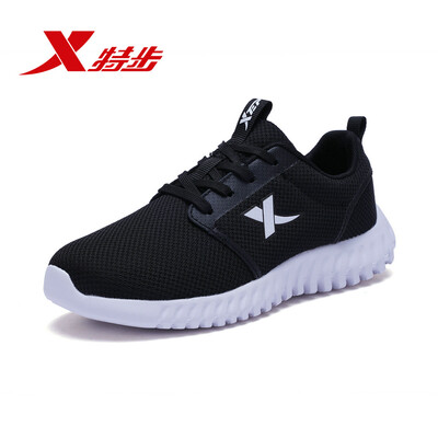 

Xtep XTEP childrens shoes childrens sports shoes boys big childrens breathable mesh running shoes sports shoes 682115119793 black&white 33 yards