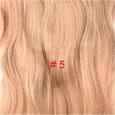 

Wavy Clip in Hair 4 Clips 190g/pc Heat Resistant Fiber 24 inch Stretched Pure Color Synthetic Hair Extensions for Women