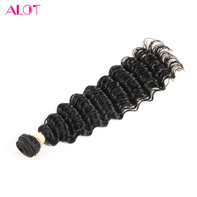 

Alot Hair Malaysian Deep Wave 1 ПК Хорошее качество 100% человеческих волос