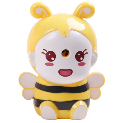 

TRUECOLOR student pencil sharpener pencil sharpener sharpener small bee cartoon yellow PS6879