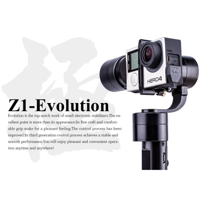 

zhiyun z1-evolution EVO 3 оси кпк стабилизатор brushless траектории для gopro герой 4 xiaomi и sj4000 sj5000 спорта камеры