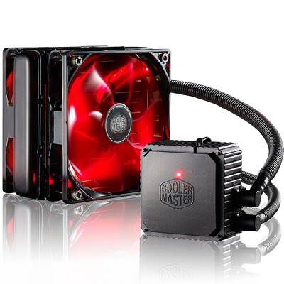 

CoolerMaster 120V V3 PLUS dual fan CPU water cooling radiator multi-platform one water mute efficient water pump
