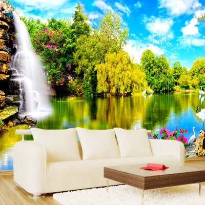 

3D Wall Mural Wallpaper For The Walls Chinese Landscape Natural Scenery Falls Custom 3D Photo Wallpaper Bedding Room Wall Decor