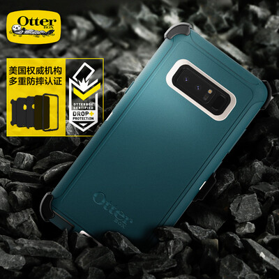 

Австрийский щит инвалидов (OtterBox) Defender Выдерживает падение износостойких твердой оболочки телефон оболочки мобильный телефон защитный чехол Samsung Note8 новый синий
