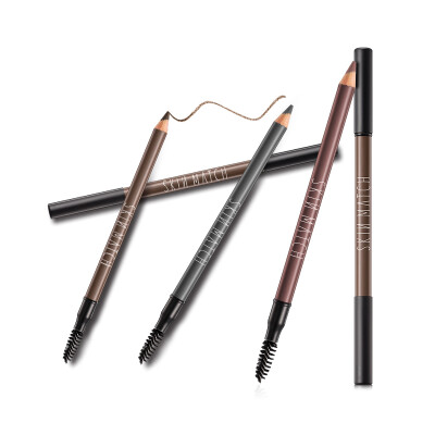 

SKINMATCH) wonderful pen brilliance classic eyebrow pencil 1.3g (dark brown) (with a brush eyebrow pencil waterproof and sweat natural lasting non-blooming does not decolorize eyebrow powder bright color