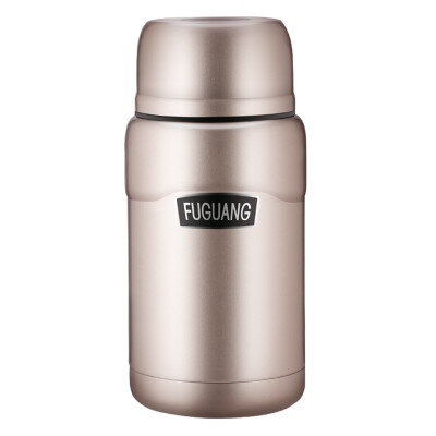 

Fuguang 304 vacuum stainless steel simmering cans for men&women portable insulation cup beaker insulation lunch box gift meal spoon black 750ML FGL-3636